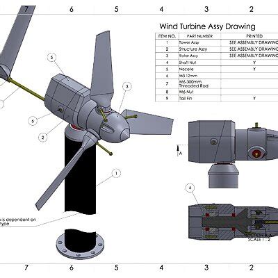 turbine stl|MKIII 50 Watt 3d printable Wind Turbine by 3dprintable1.